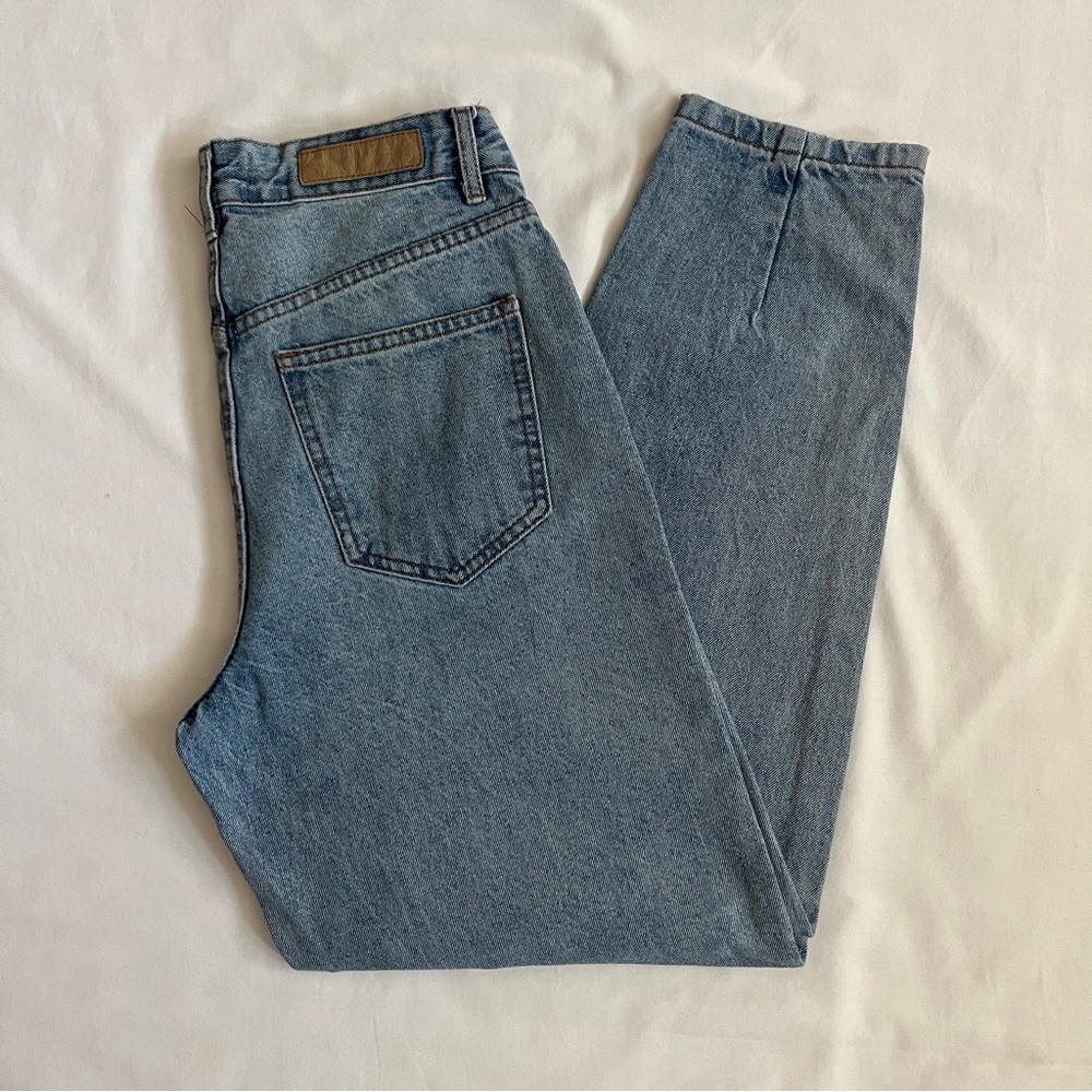 Cotton On High Rise Slouch Mom Jeans | Light Blue Denim Size 2